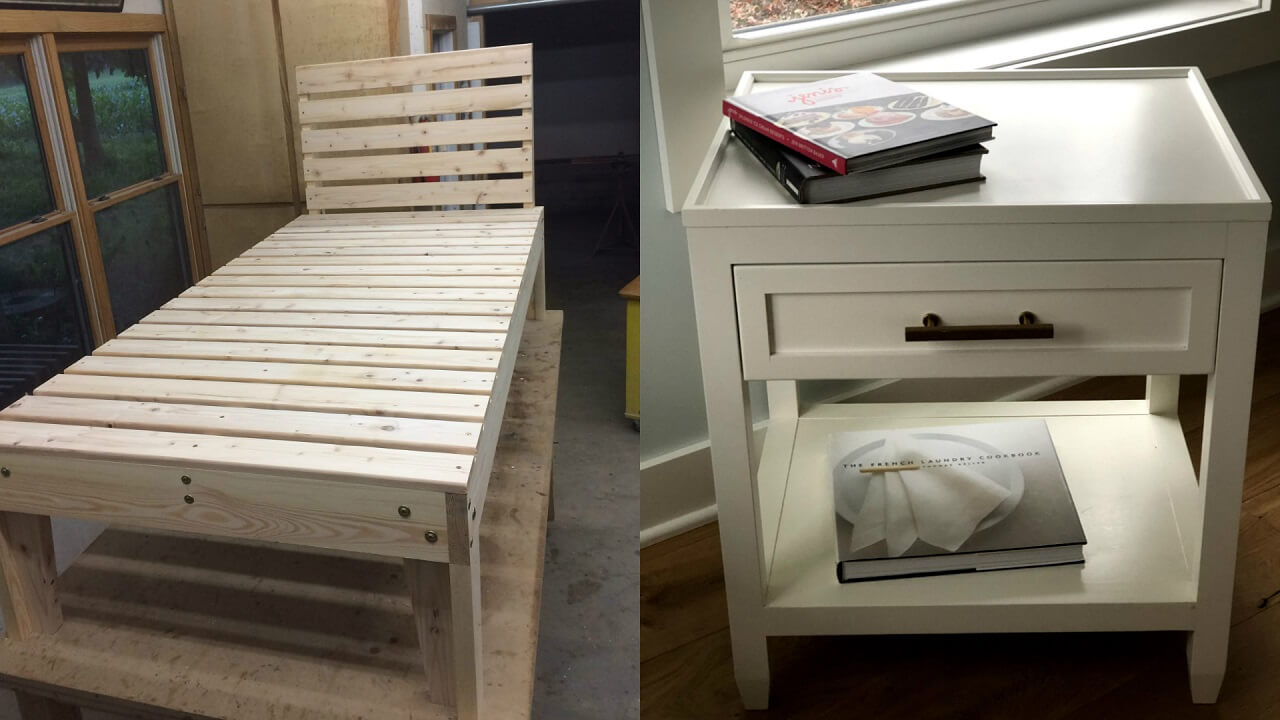 Bed/Bedside Table